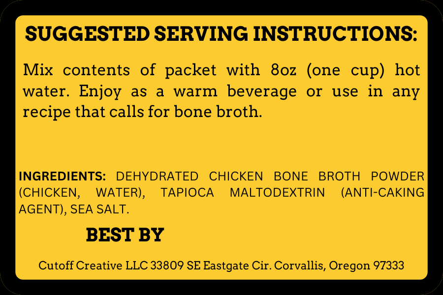 Instant Chicken Bone Broth