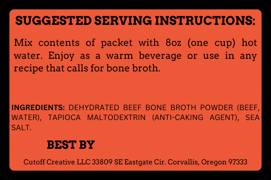 Instant Beef Bone Broth