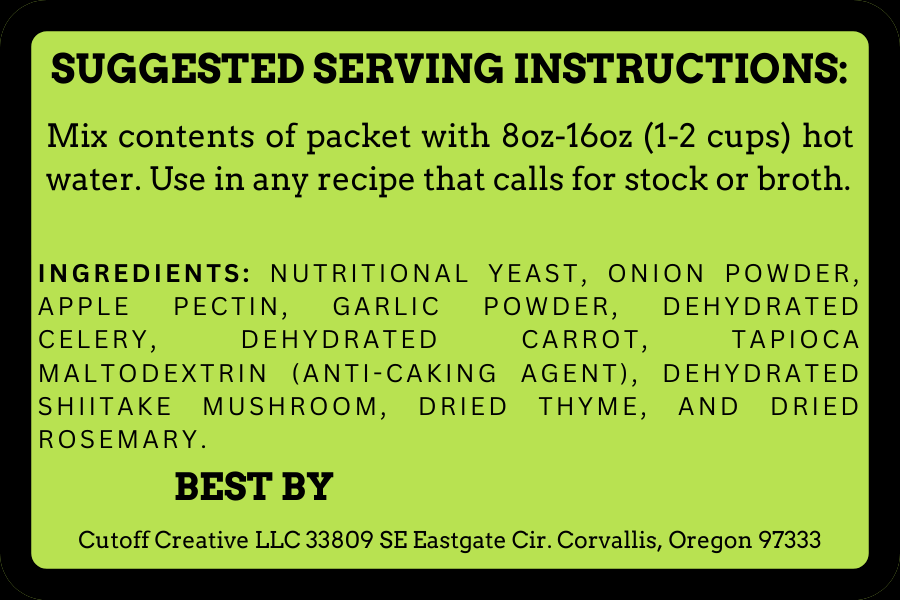 Instant Vegan Stock - Unsalted