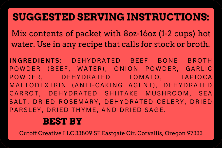 Instant Beef Stock - Salted